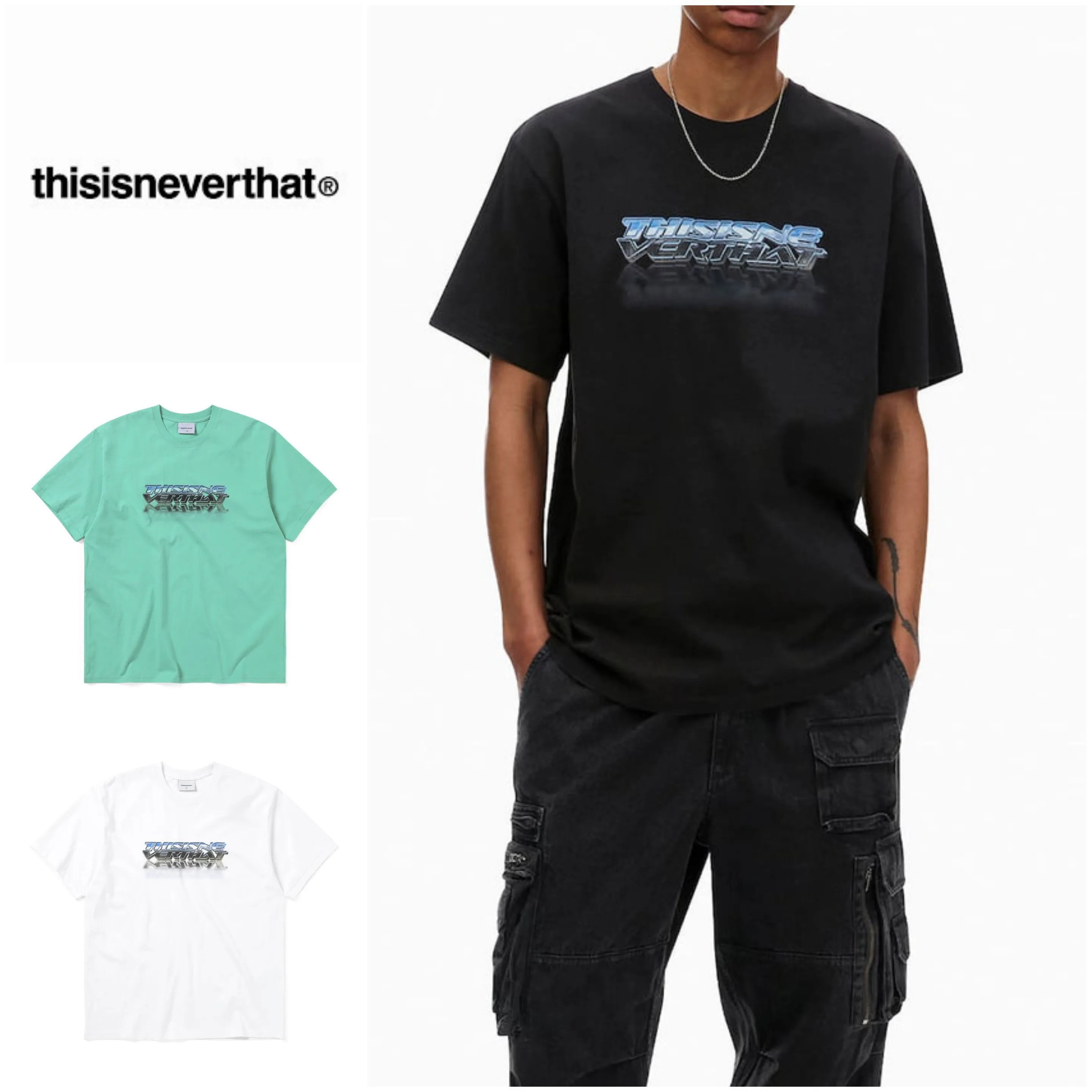 thisisneverthat  |Unisex Street Style Cotton Short Sleeves Logo T-Shirts