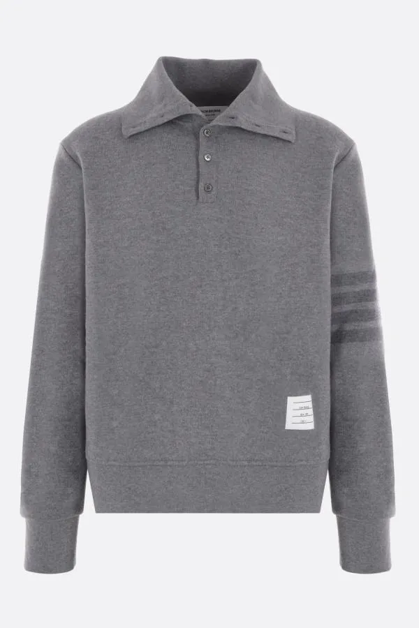 THOM BROWNE  |Pullovers Wool Long Sleeves Plain Designers Sweaters