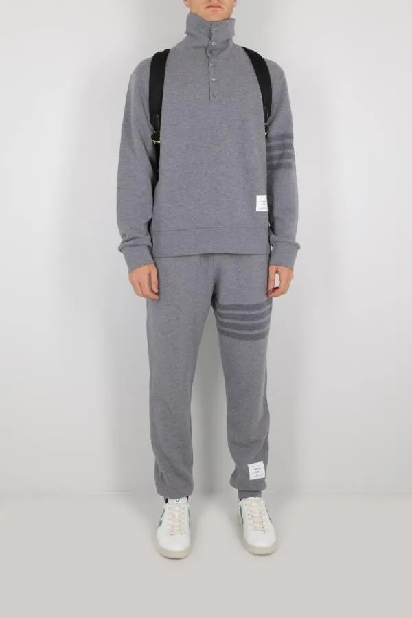 THOM BROWNE  |Pullovers Wool Long Sleeves Plain Designers Sweaters