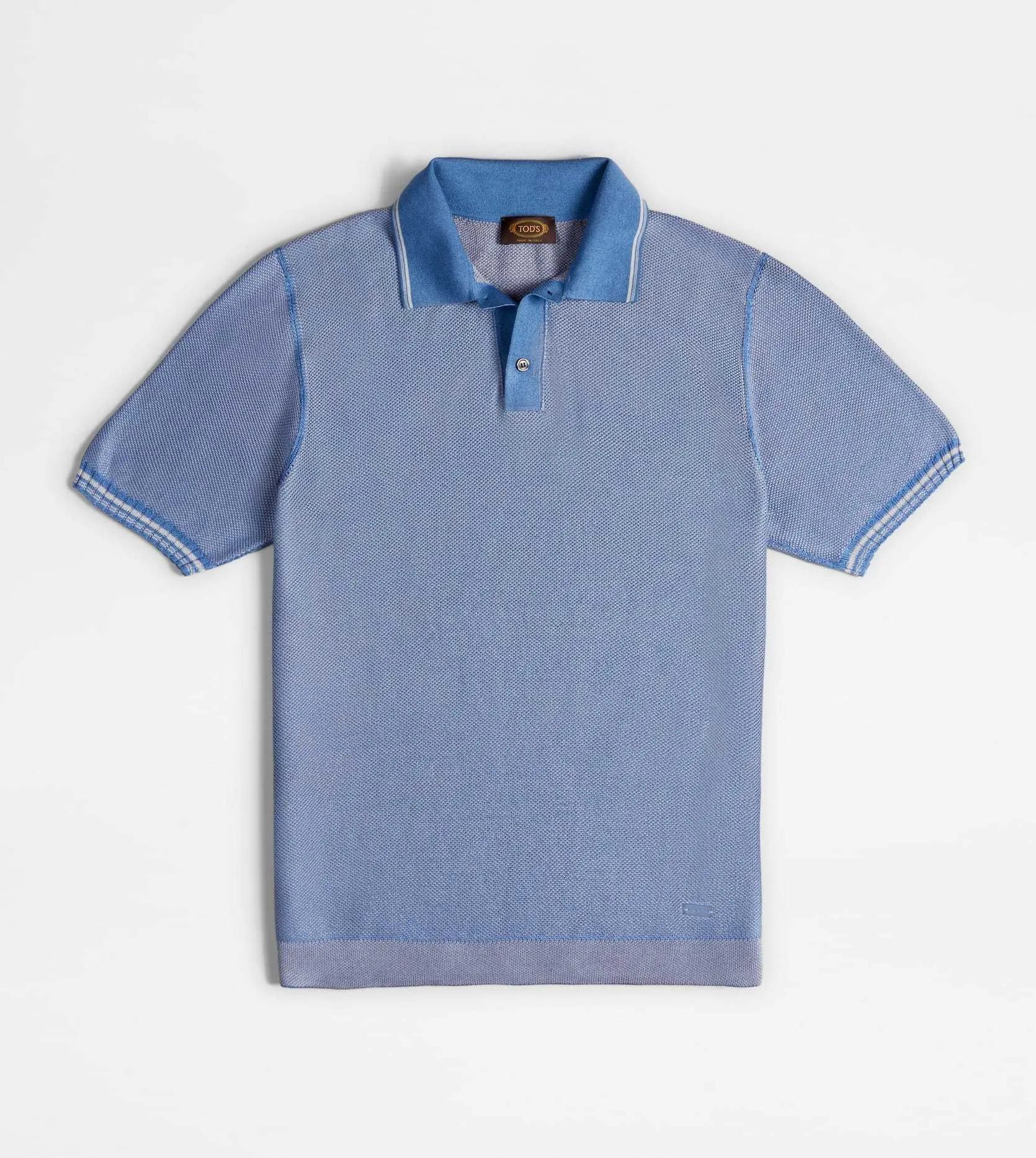 TOD'S  |Silk Plain Short Sleeves Logo Shirts