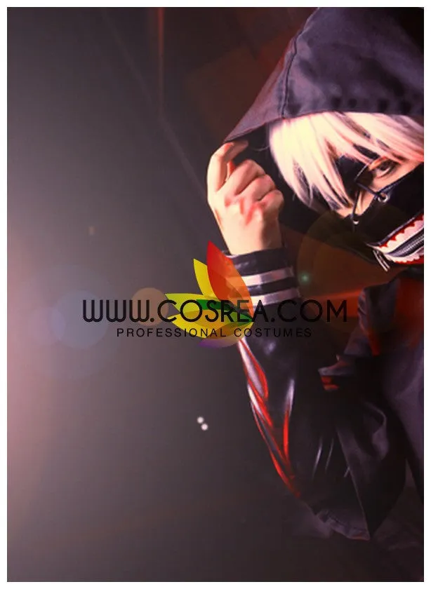 Tokyo Ghoul Ken Kaneki PU Leather Battle Cosplay Costume