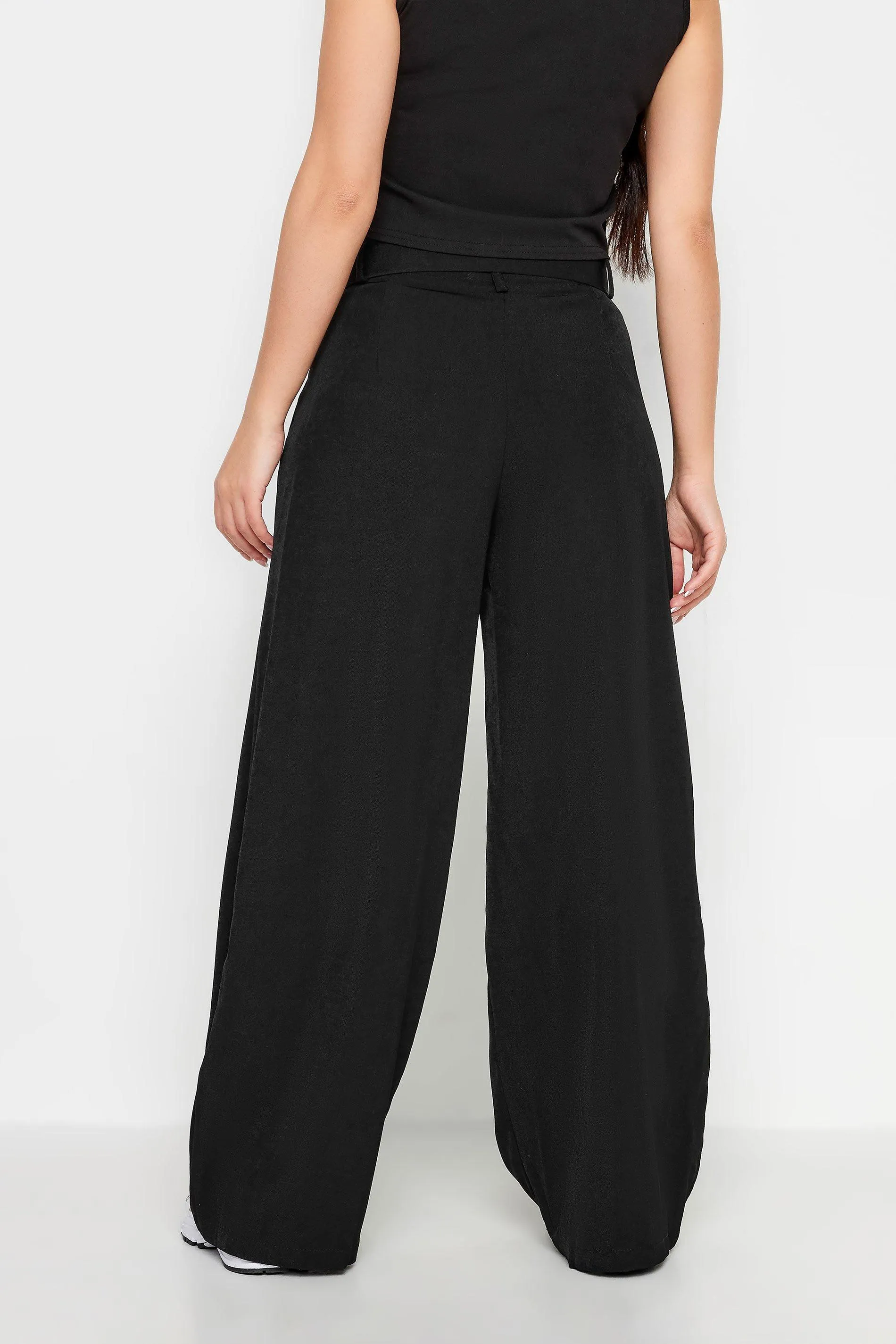 Trousers | Petite Wide Leg Trousers | PixieGirl