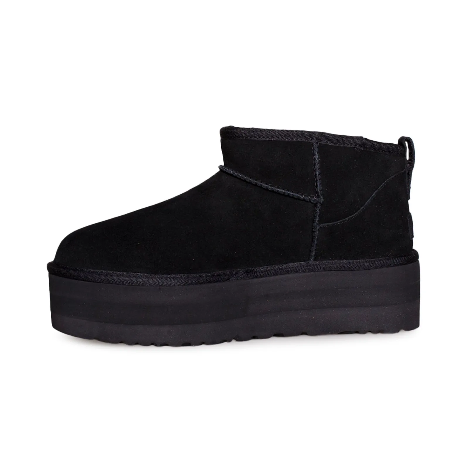 UGG Classic Ultra Mini Platform Black Boots - Women's