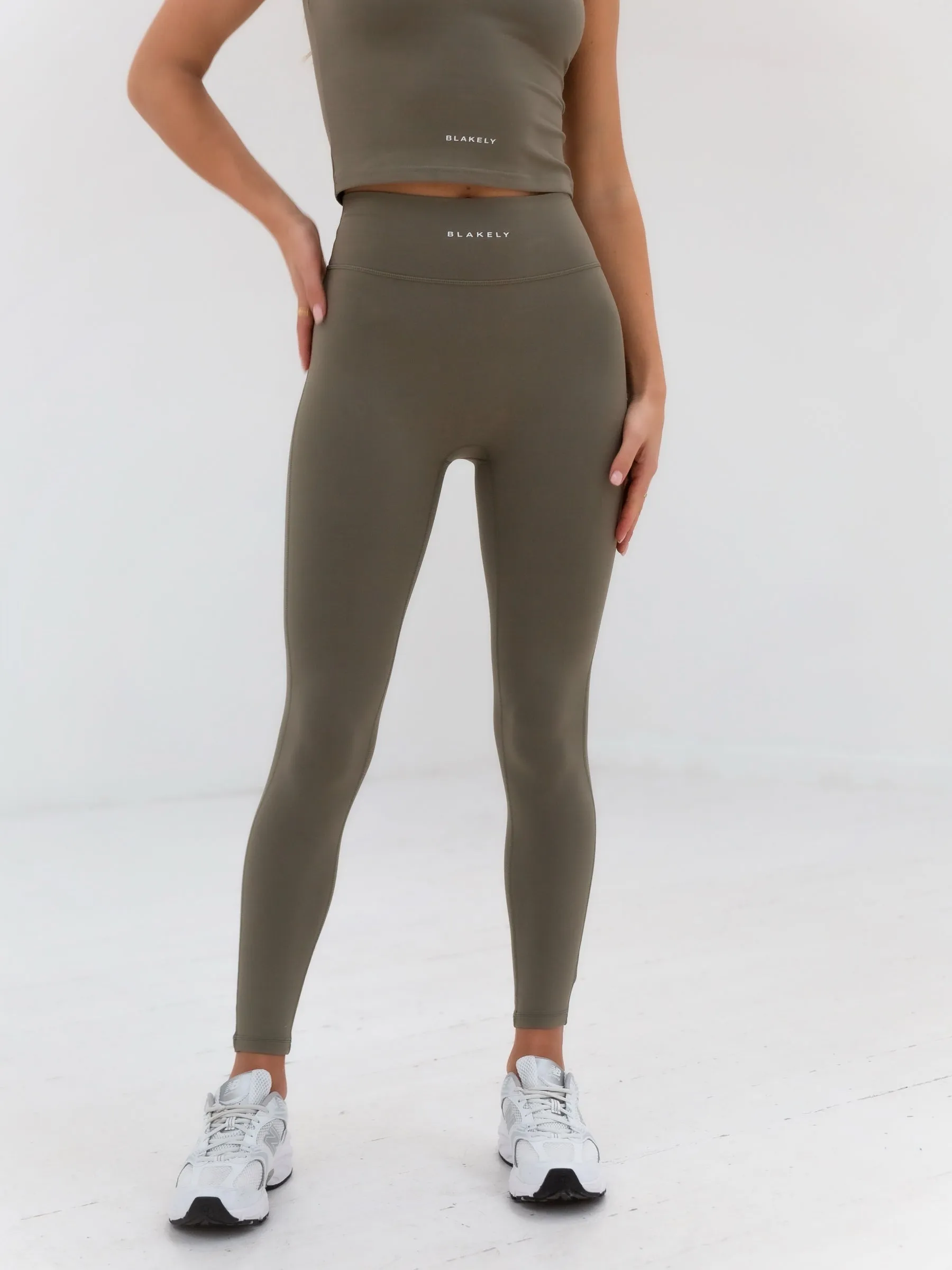 Ultimate Soft Leggings - Safari Green