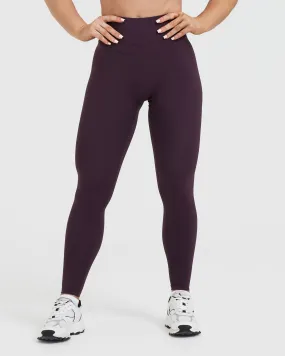 Unified High Waisted Leggings | Blackberry Purple