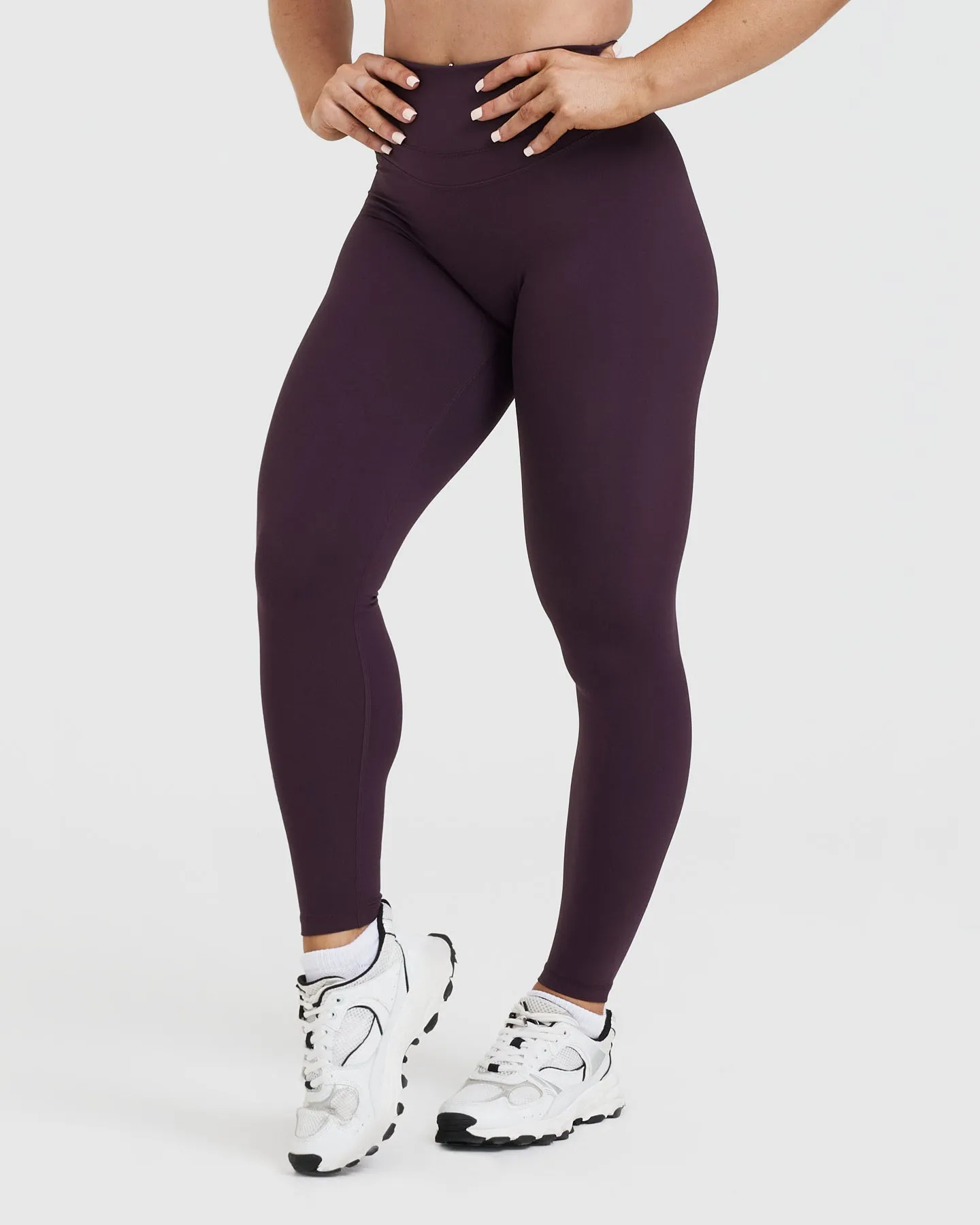 Unified High Waisted Leggings | Blackberry Purple