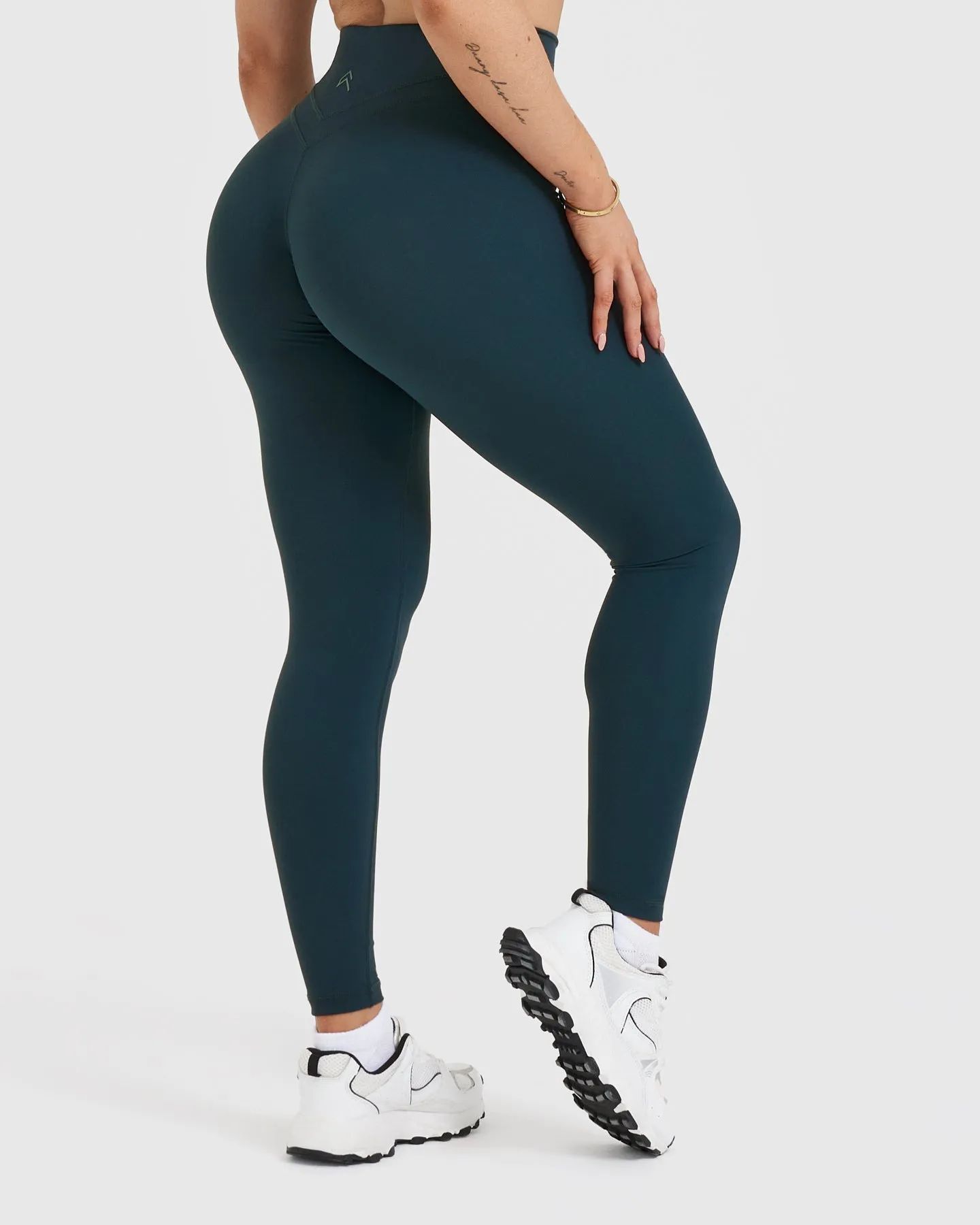 Unified High Waisted Leggings | Oil Blue