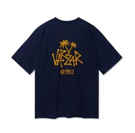 VARZAR  |Pullovers Unisex Cotton Short Sleeves Logo T-Shirts