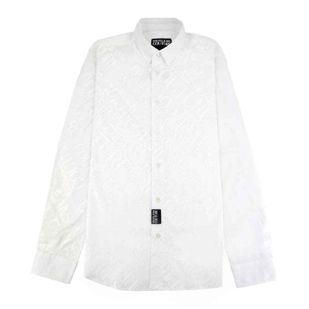 VERSACE JEANS  |Long Sleeves Cotton Logos on the Sleeves Logo Outlet Shirts