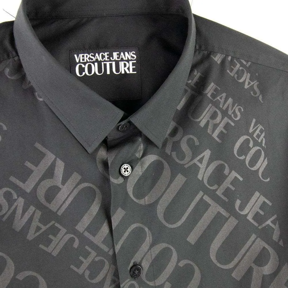 VERSACE JEANS  |Long Sleeves Cotton Logos on the Sleeves Logo Outlet Shirts