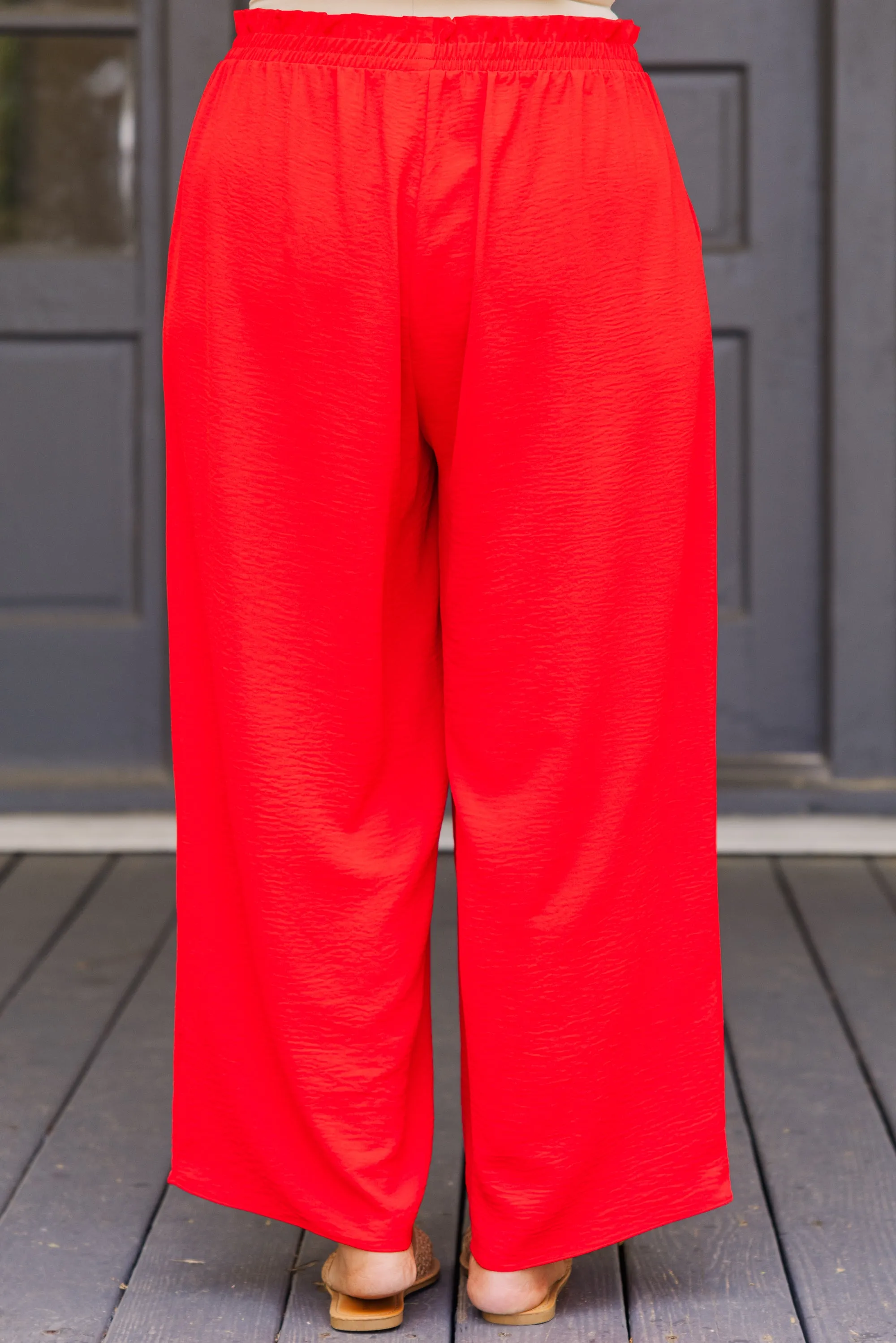 Weekend Wardrobe Pant, Scarlet