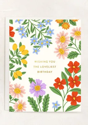 Wishing You The Loveliest Birthday Card