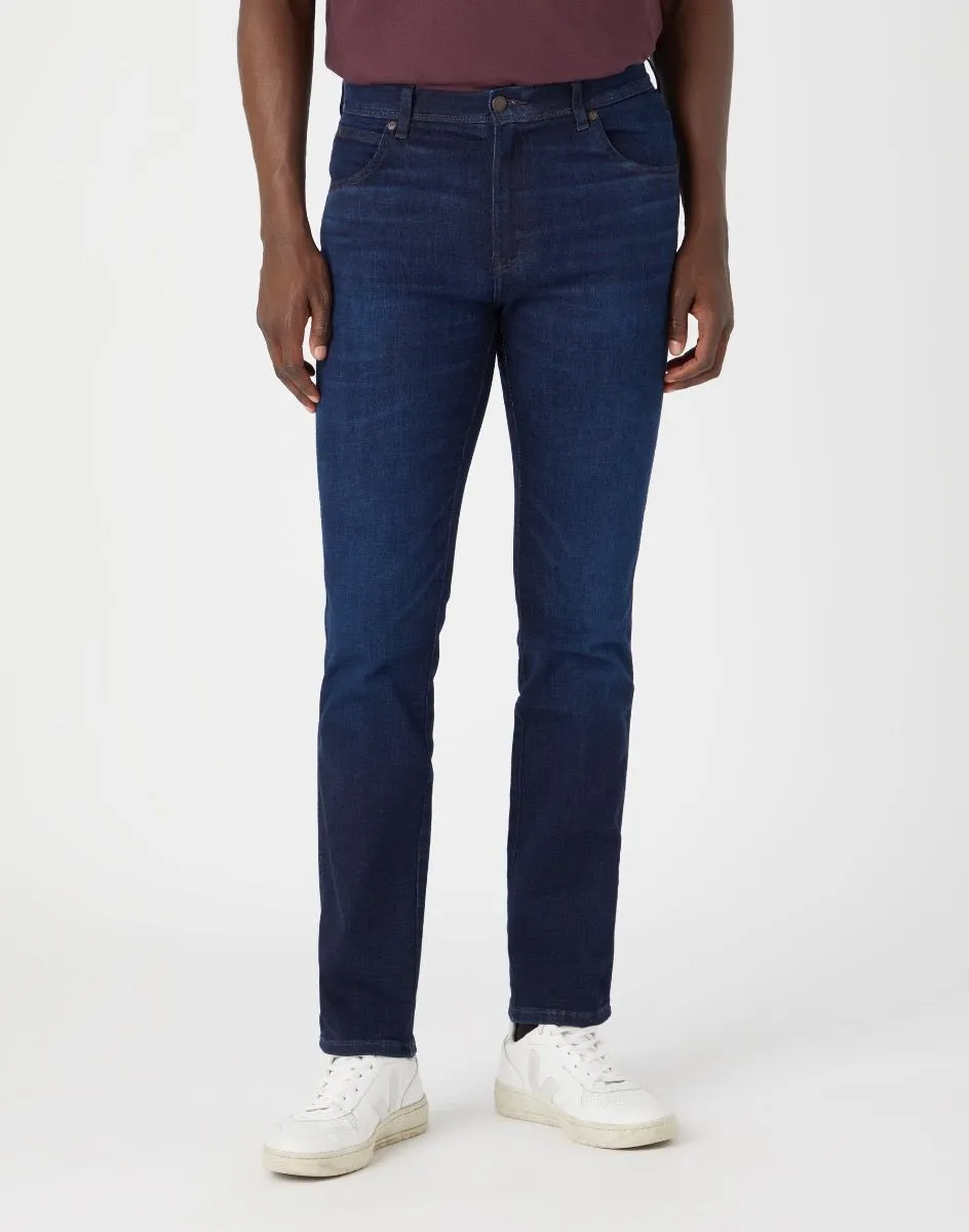 Wrangler Texas Slim Stretch Denim Jeans Convoy