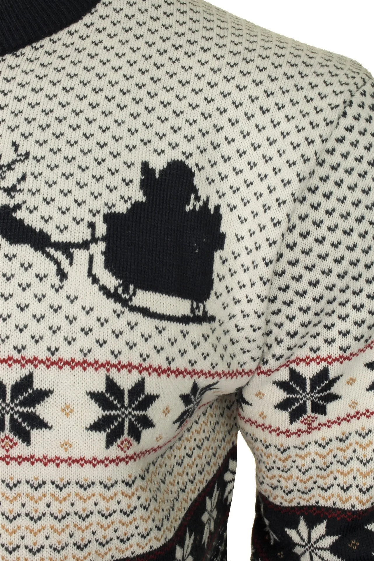 Xact Men's Nordic 'Reindeer' Xmas / Christmas Jumper