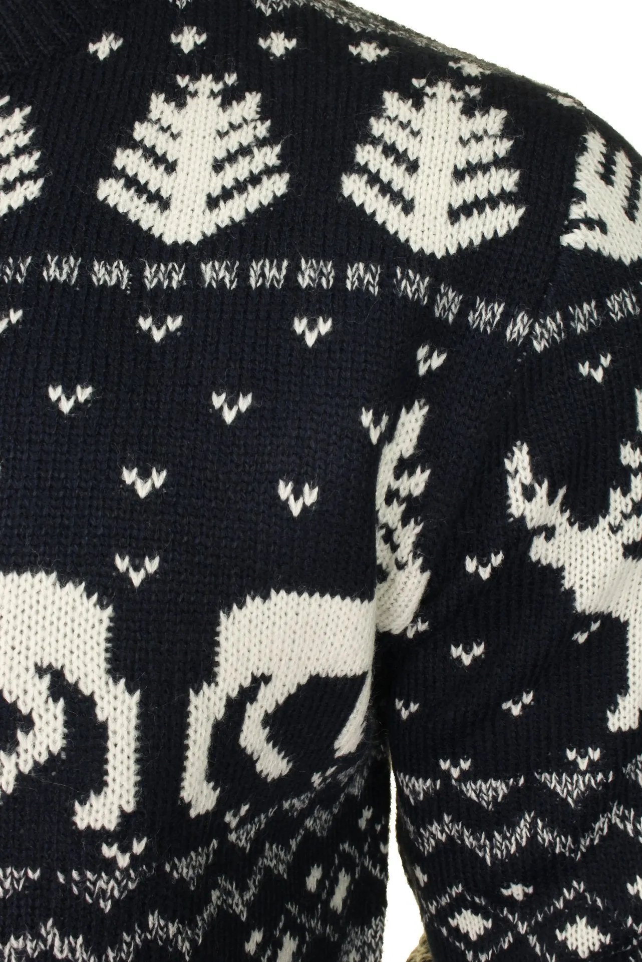 Xact Men's Nordic 'Reindeer' Xmas / Christmas Jumper