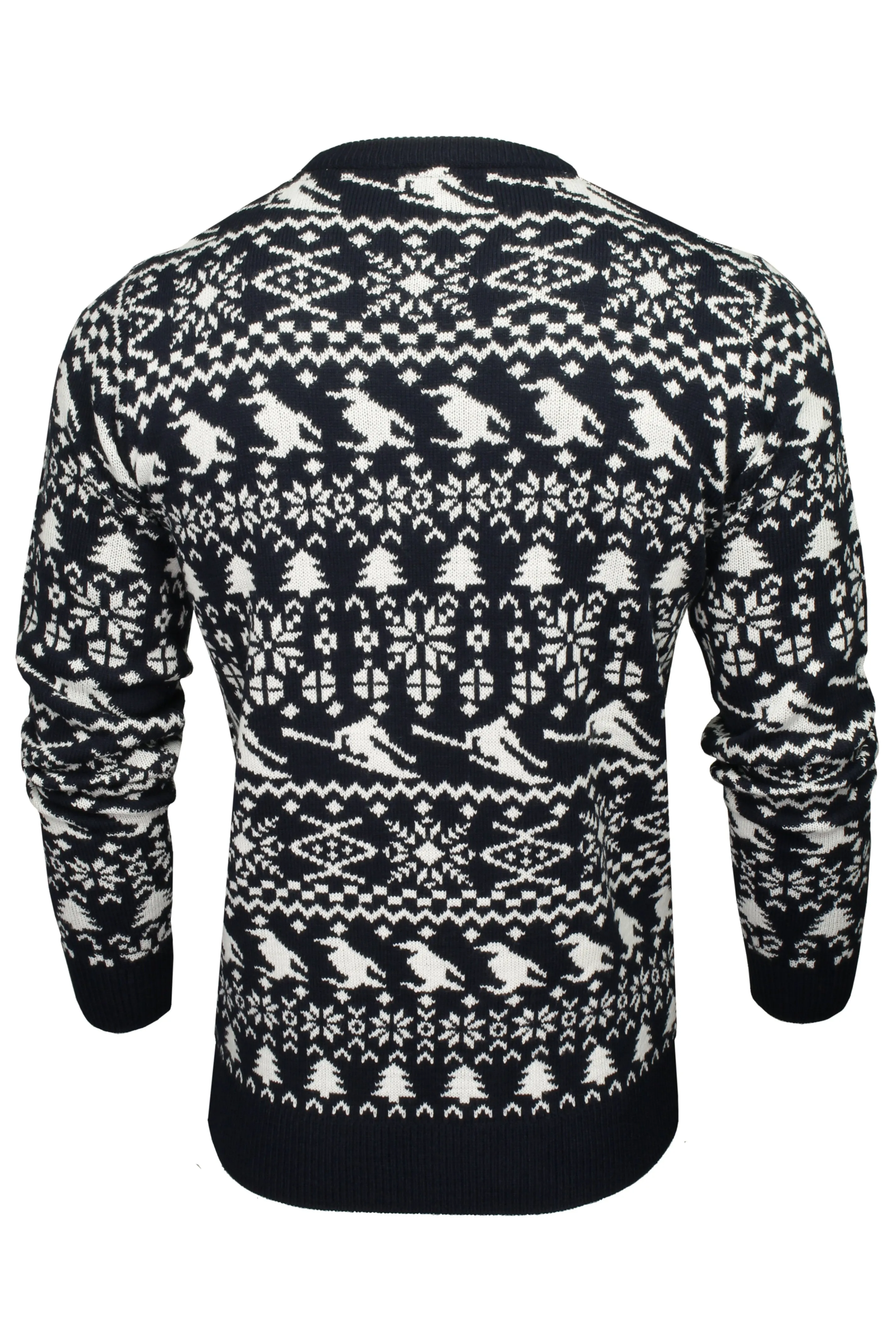 Xact Men's Nordic 'Reindeer' Xmas / Christmas Jumper