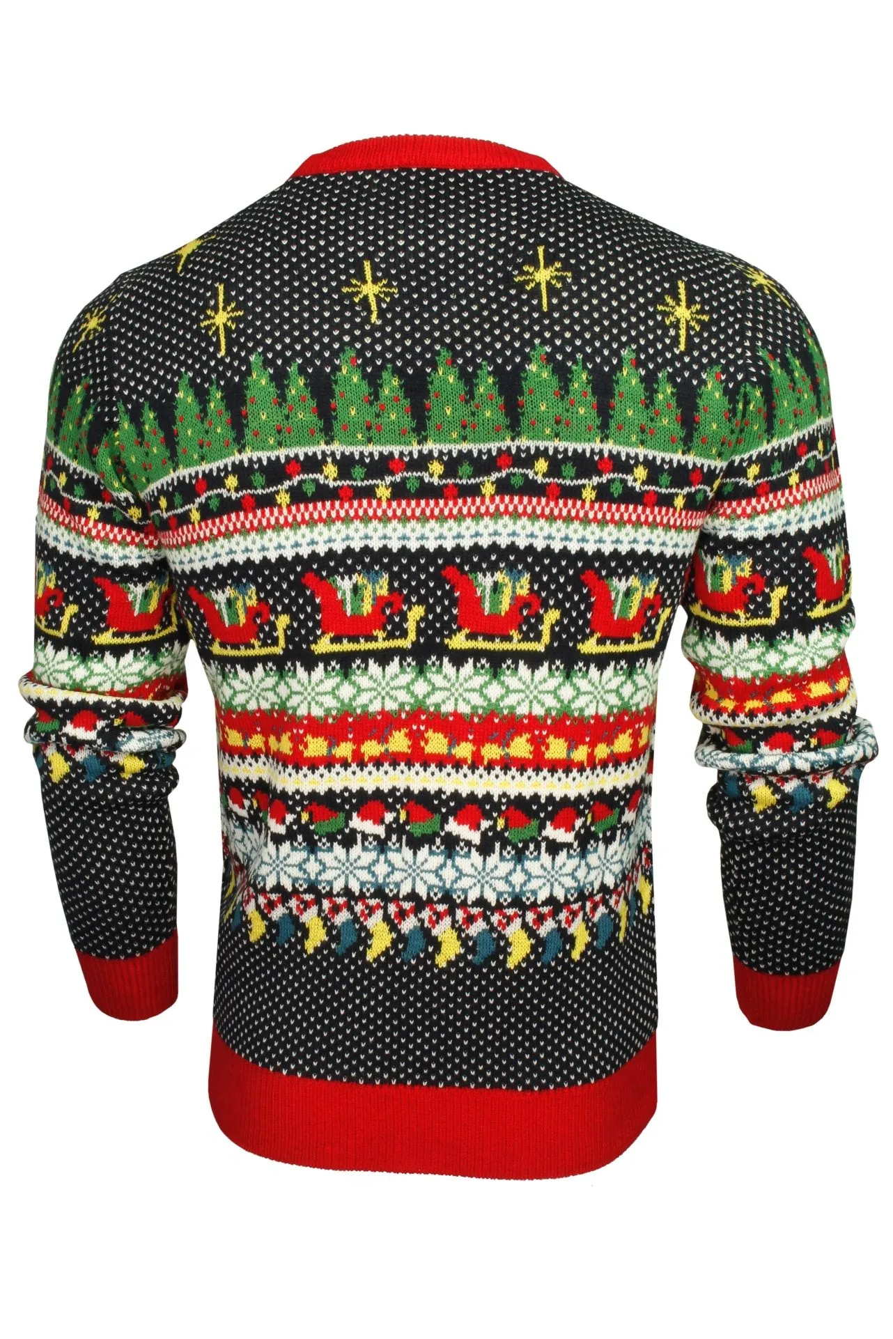 Xact Men's Nordic 'Reindeer' Xmas / Christmas Jumper