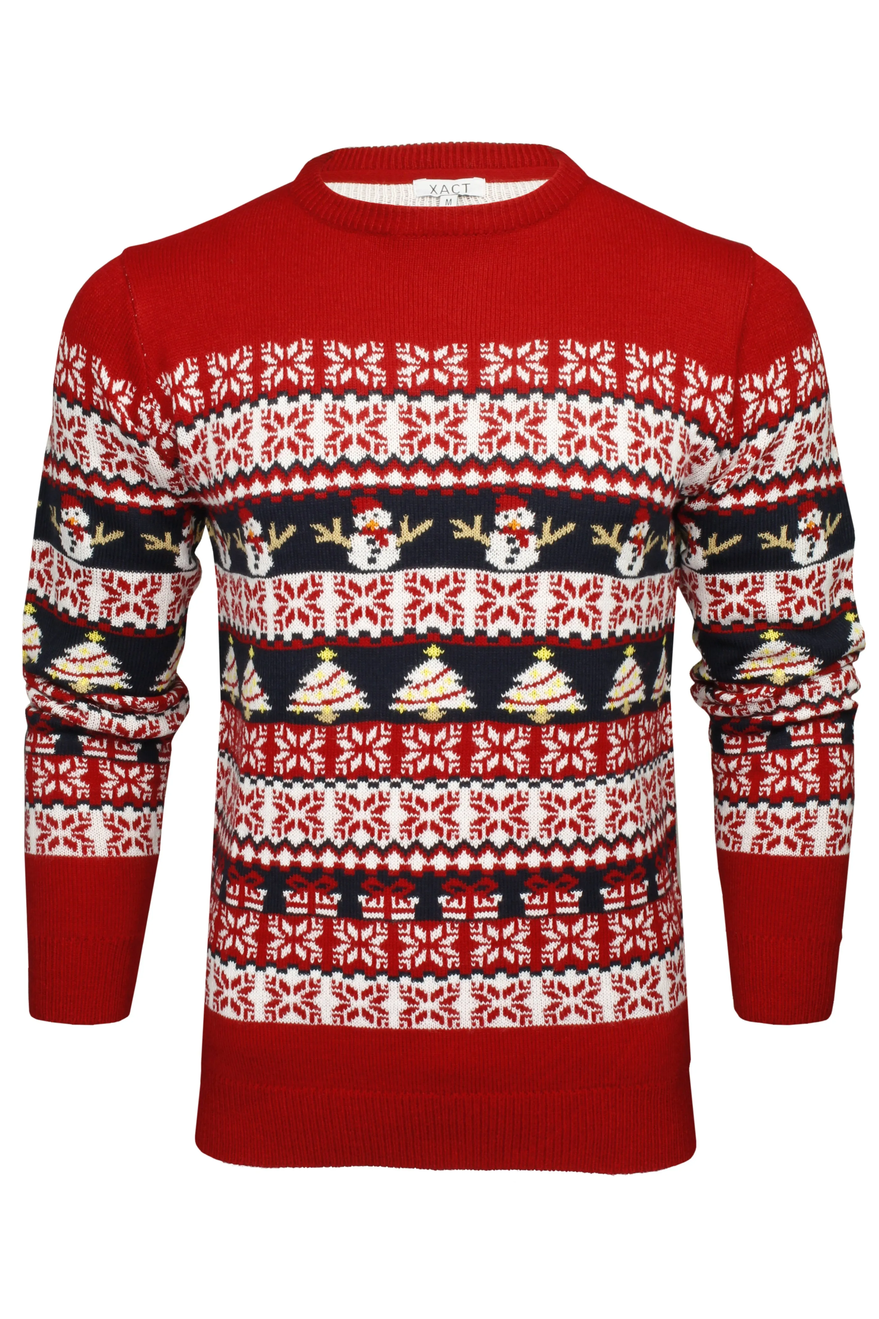 Xact Men's Nordic 'Reindeer' Xmas / Christmas Jumper