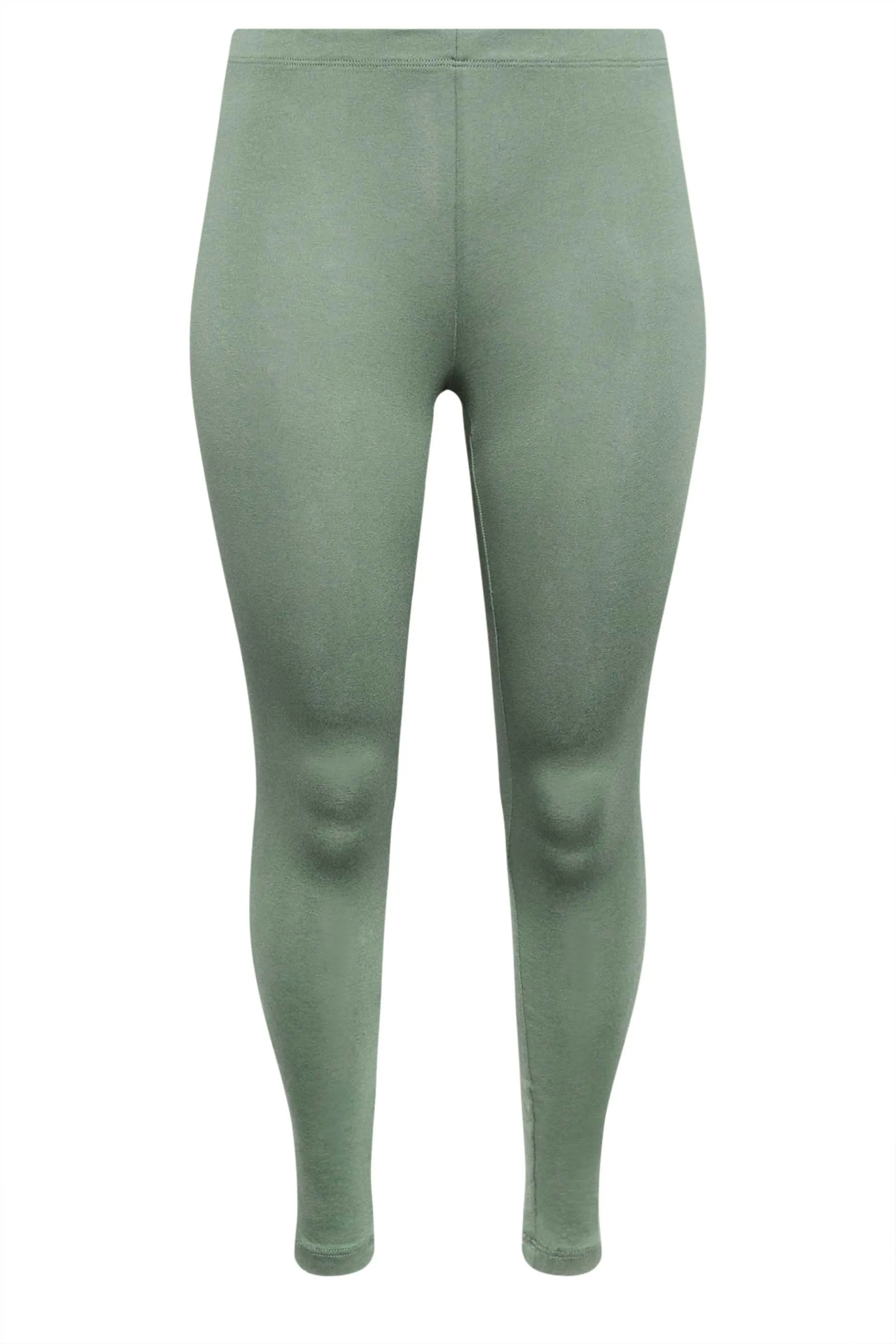 YOURS Curve Sage Green Stretch Leggings