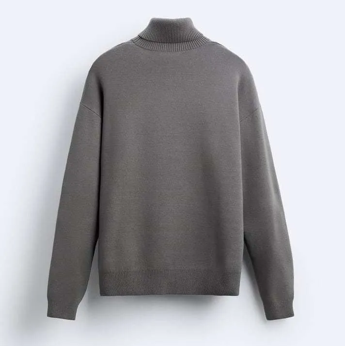 ZARA  |Pullovers Long Sleeves Plain Sweaters