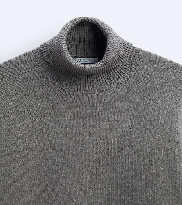 ZARA  |Pullovers Long Sleeves Plain Sweaters