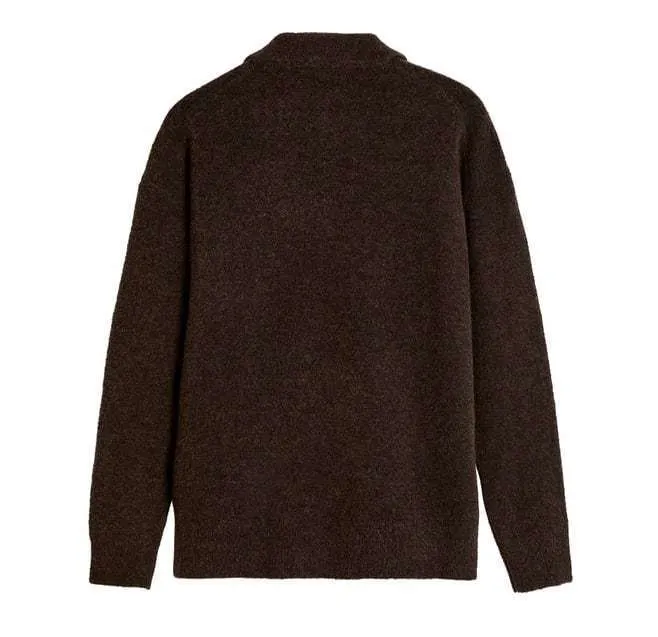 ZARA  |Pullovers Wool Long Sleeves Plain Sweaters