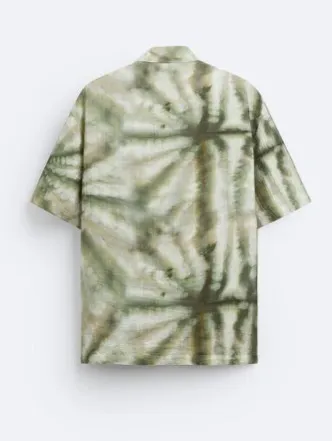 ZARA  |Tie-dye Short Sleeves Shirts