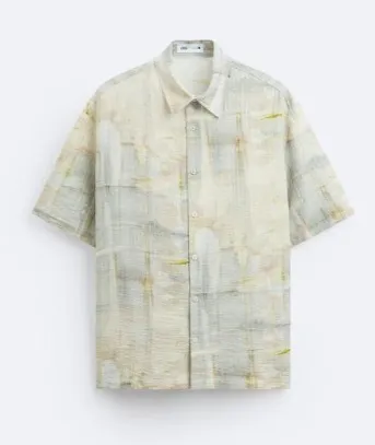 ZARA  |Tie-dye Short Sleeves Shirts