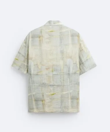 ZARA  |Tie-dye Short Sleeves Shirts